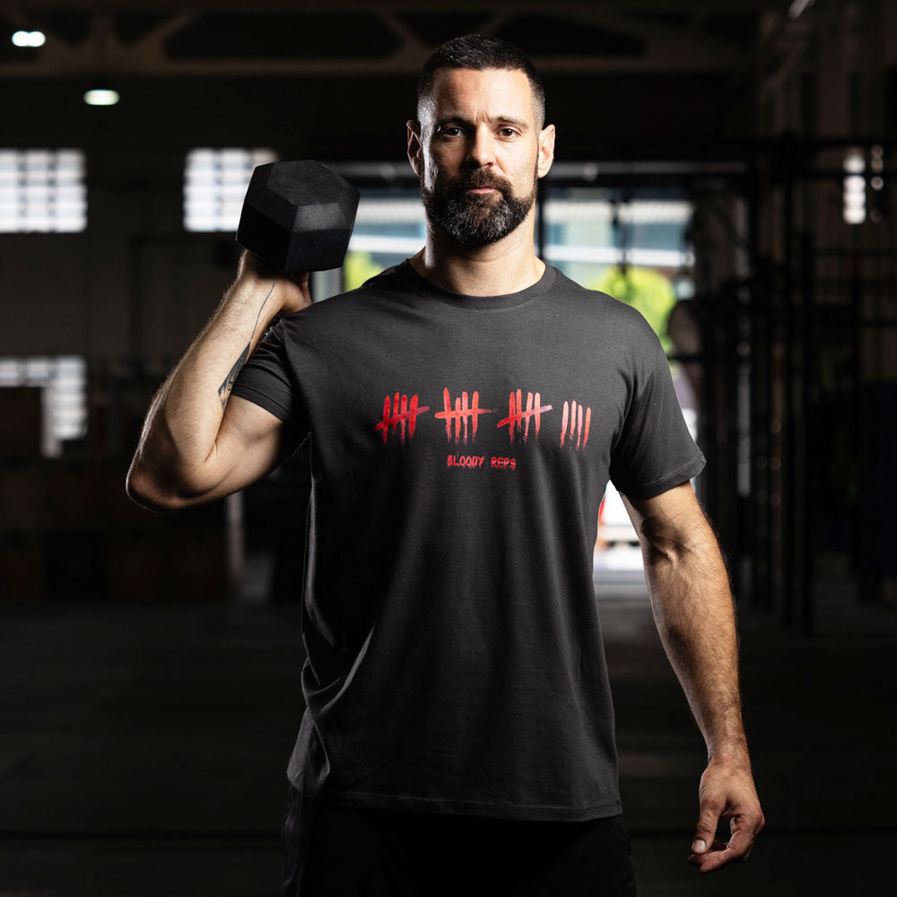 Cocowod ropa crosstraining Camiseta Hombre modelo Bloody Reps | T-Shirt
