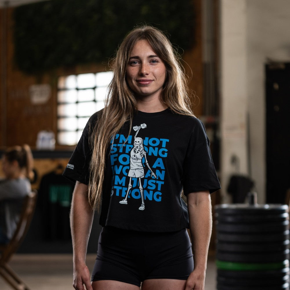 Cocowod ropa crosstraining Crops & Camisetas Cropped modelo Dumbbell Snatch | Cropped