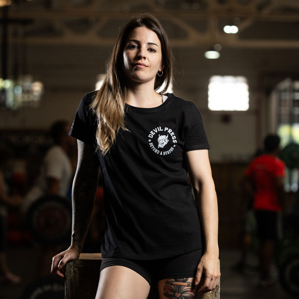 Cocowod ropa crosstraining Camiseta Mujer modelo Devil Press | T-Shirt