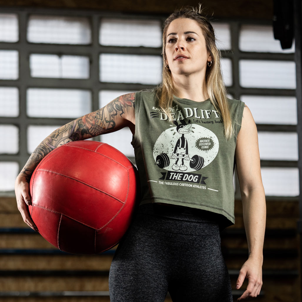 Cocowod ropa crosstraining Crops & Camisetas Cropped modelo Deadlift | Crop Top