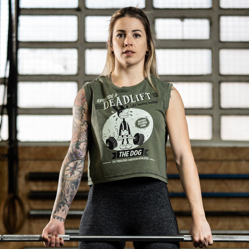 Cocowod ropa crosstraining Crops & Camisetas Cropped modelo Deadlift | Crop Top