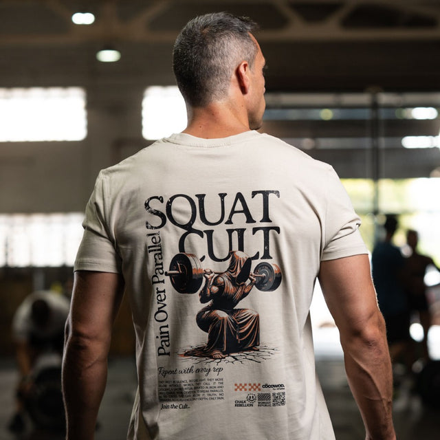 Cocowod ropa crosstraining Camiseta Hombre modelo Squat Cult | T-Shirt