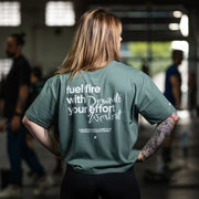 Cocowod ropa crosstraining Camiseta Mujer modelo Dominate Workout | Cropped Tee