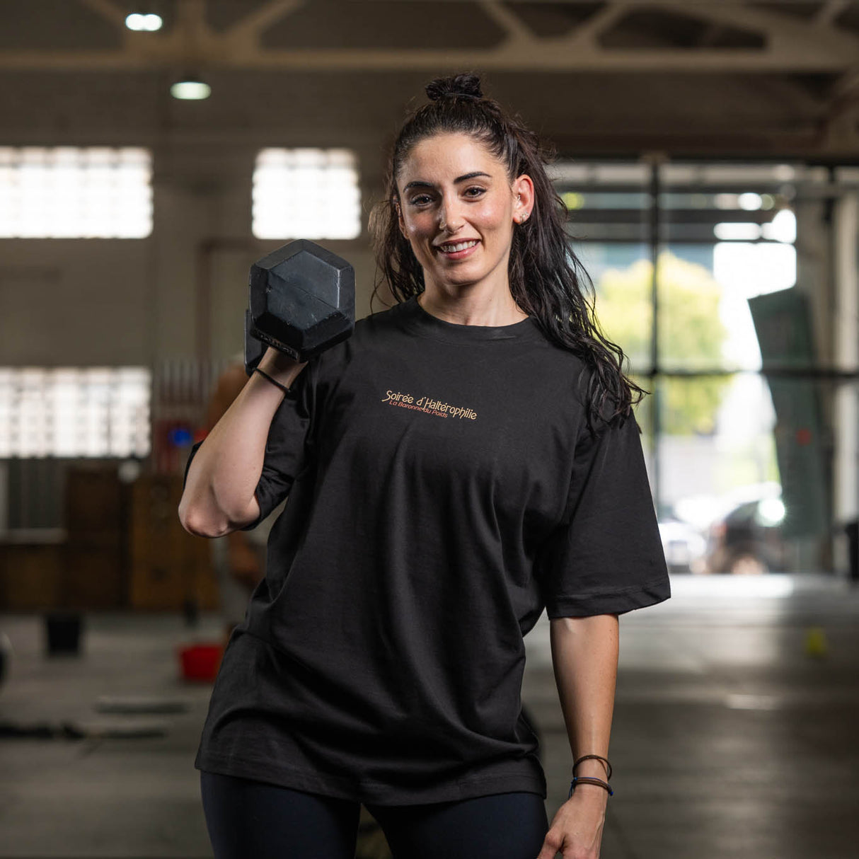 Cocowod ropa crosstraining Camiseta Mujer modelo Paris | Oversized