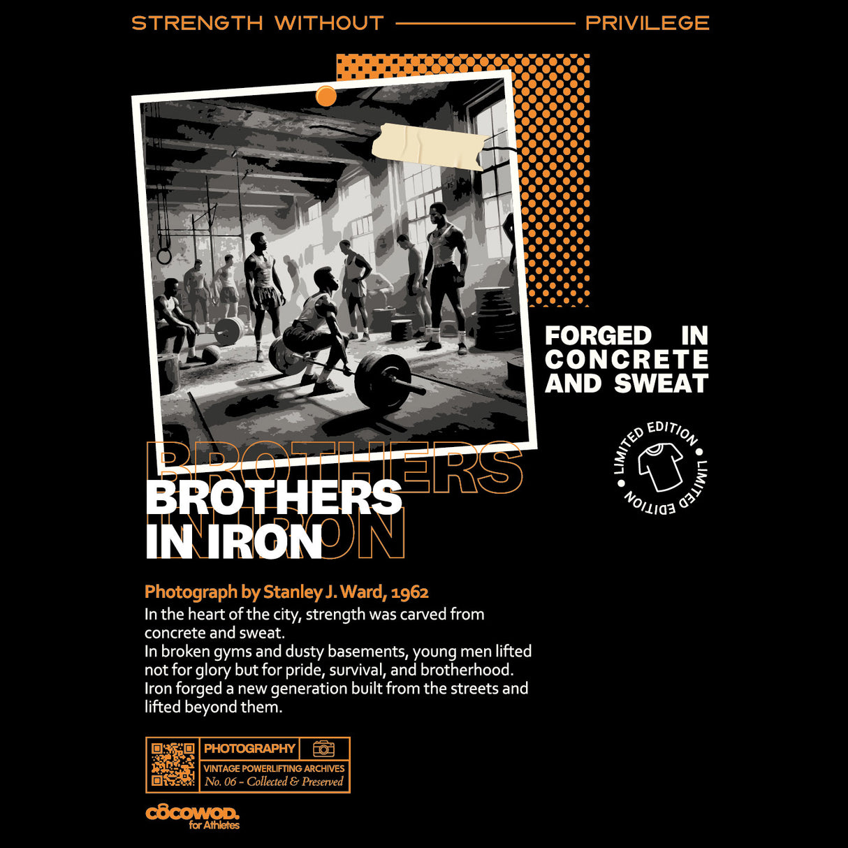 Cocowod ropa crosstraining Camiseta Unisex modelo Brothers In Iron | Oversized