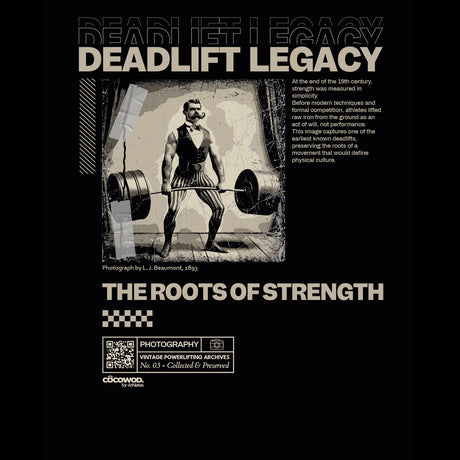 Cocowod ropa crosstraining Camiseta Unisex modelo Deadlift Legacy | Oversized