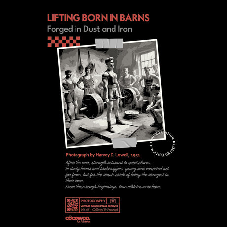 Cocowod ropa crosstraining Camiseta Unisex modelo Lifting Born In Barns | Oversized