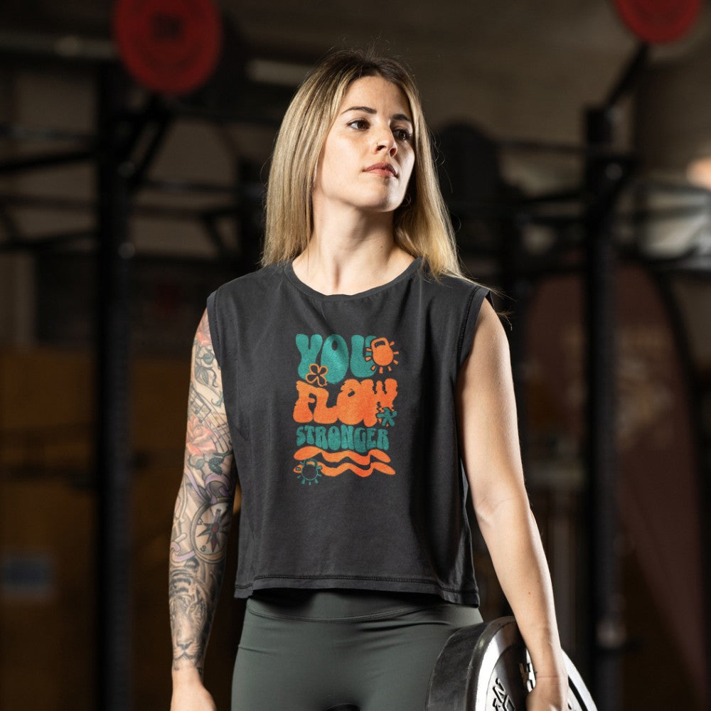 Cocowod ropa crosstraining Crops & Camisetas Cropped modelo You Flow | Crop Top