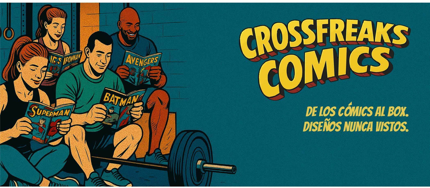 Ropa crosstraining camisetas unisex de la colección Crossfreaks Comics