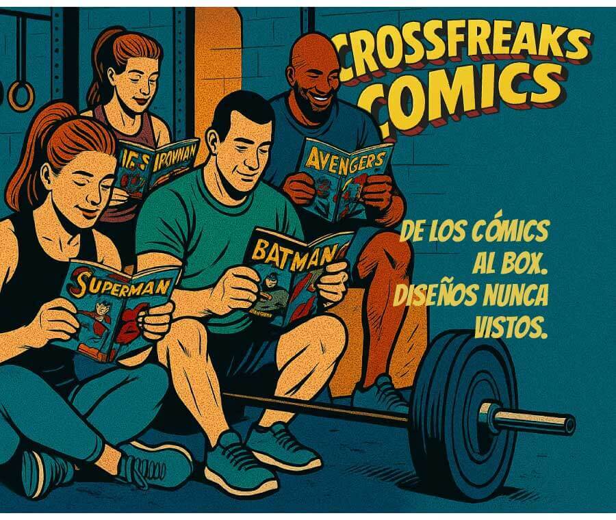 Ropa crosstraining camisetas unisex de la colección Crossfreaks Comics