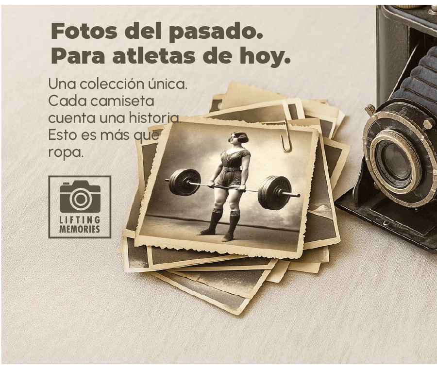 Colección de ropa crosstraining hombre y mujer Lifting Memories