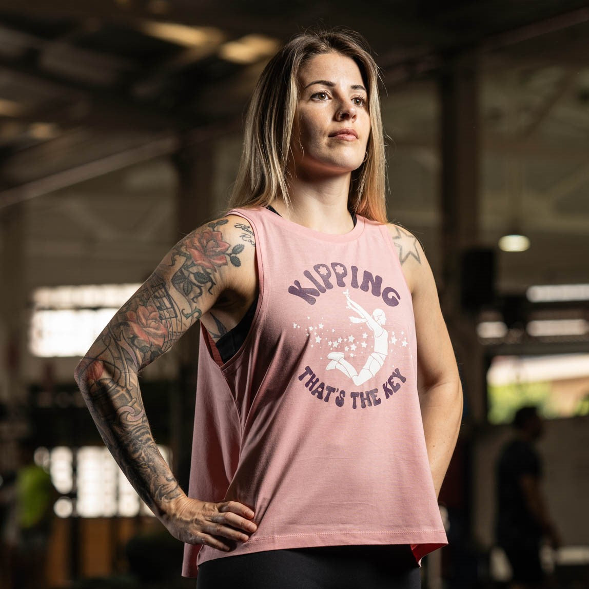 Kipping Crop Top XS Rosa Claro - Main Image